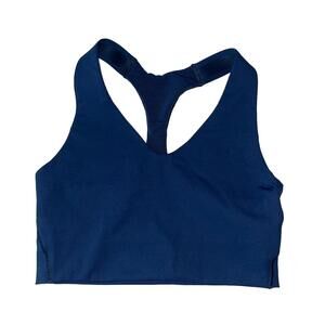 New SPANX 50219R Blue Longline Medium Impact Sports Bra Size XS